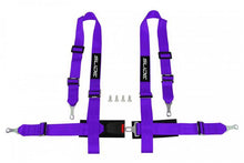 Racing seat belts Slide 4p 2" Purple