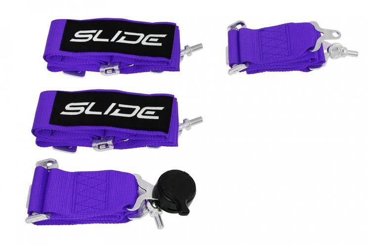 Renn-Sicherheitsgurte Slide Quick 4p 3" Lila
