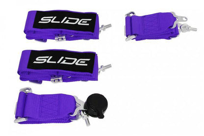 Renn-Sicherheitsgurte Slide Quick 4p 3" Lila