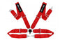 Renn-Sicherheitsgurte Slide Quick 4-Punkt 3" Rot