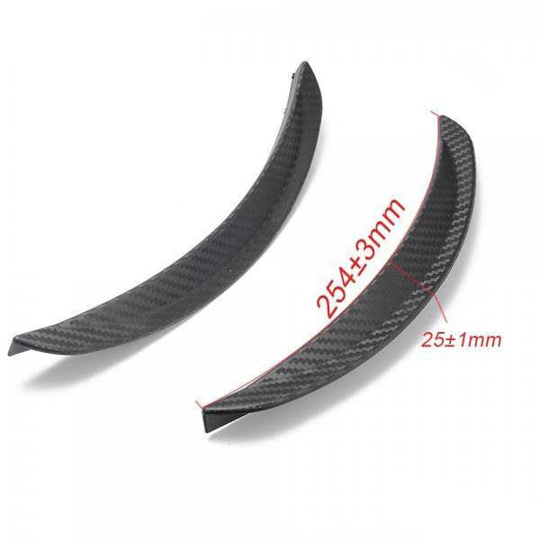 Universelle 10" Kotflügelverbreiterungen Carbon-Look