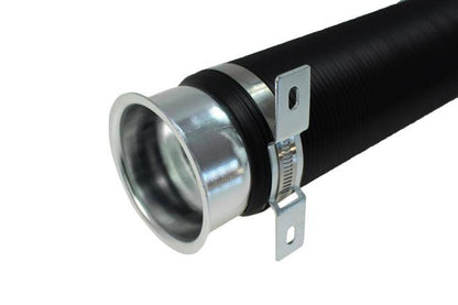 Air Intake Hose Power+ 77mm Silver