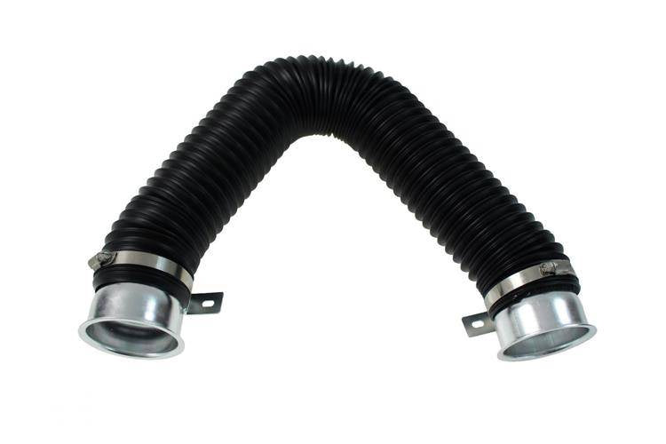 Air Intake Hose Power+ 77mm Silver