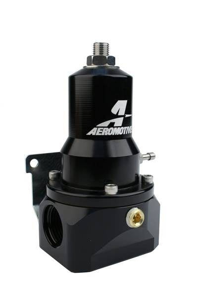 Aeromotive Fuel pressure regulator Extreme Flow EFI 5-8 Bar ORB-10 Black