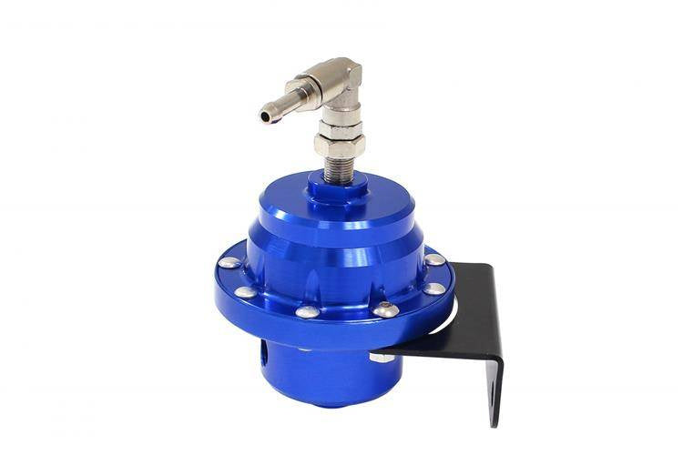 TurboWorks Benzindruckregler Racing AN6 mit Manometer Blau