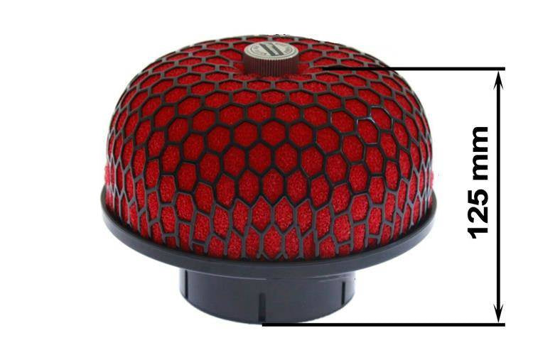 Simota Mushroom Air Filter 60-77mm Red JAUWS-245