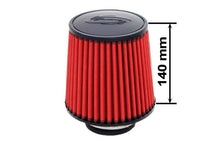 Simota Air Filter H:140mm DIA:80-89mm JAU-G02101-06 Red