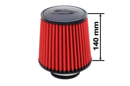 Simota Air Filter H:140mm DIA:80-89mm JAU-G02101-06 Red