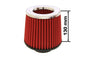 Simota Air Filter H:130mm DIA:60-77mm JAU-X02102-05 Red