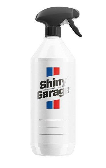 Shiny Garage Flasche mit leerem Etikett 1L