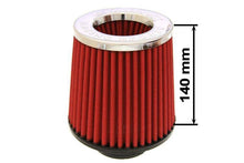 Simota Luftfilter H:140mm DIA:60-77mm JAU-X02102-06 Rot