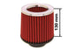 Simota Luftfilter H:130mm DIA:60-77mm JAU-X02103-05 Rot