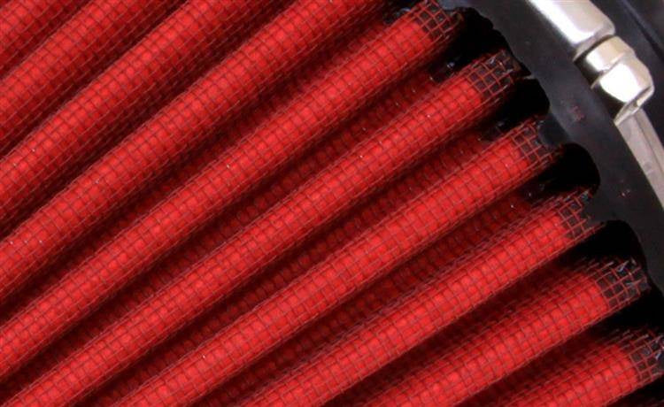 Simota Luftfilter H:130mm DIA:60-77mm JAU-X02109-05 Rot