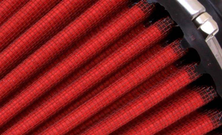 Simota Luftfilter H:130mm DIA:80-89mm JAU-X02109-05 Rot