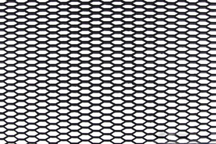 ABS-Maschengitter Wabenmuster Schwarz 120x40cm 21x6mm