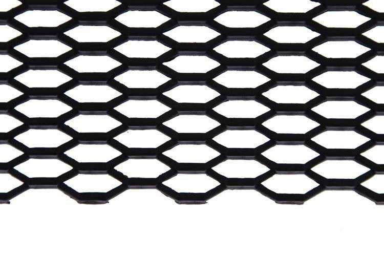 ABS-Maschengitter Wabenmuster Schwarz 120x40cm 21x6mm
