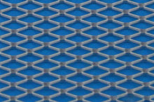 ALU mesh grill Diamond Silver 120x20cm 12x7mm