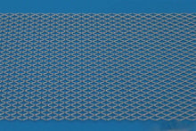 ALU mesh grill Diamond Silver 120x20cm 12x7mm