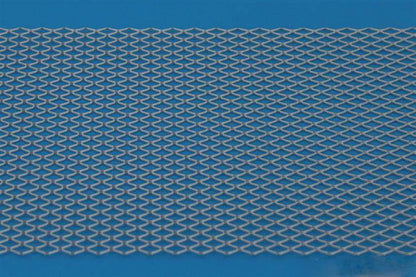 ALU mesh grill Diamond Silver 120x20cm 12x7mm