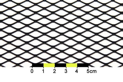 ALU mesh grill Diamond Silver 120x20cm 12x7mm