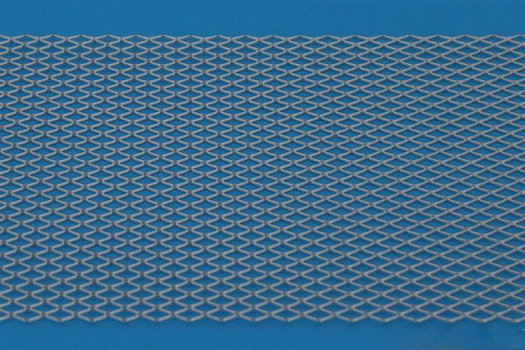 ALU mesh grill Diamond Silver 120x40cm 12x7mm