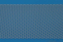 ALU mesh grill Diamond Silver 120x40cm 12x7mm