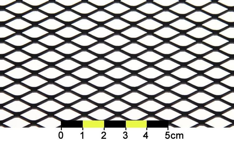 ALU mesh grill Diamond Silver 120x40cm 12x7mm