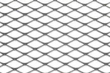 ALU mesh grill Diamond Silver 120x40cm 12x7mm