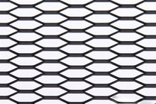 ALU mesh grill Honey Comb Black 120x20cm 21x6mm