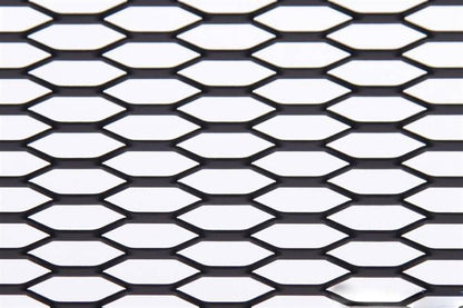 ALU mesh grill Honey Comb Black 120x20cm 21x6mm