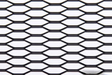 ALU mesh grill Honey Comb Black 120x40cm 21x6mm