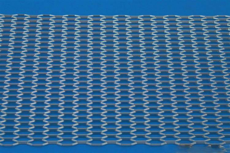 ALU-Maschengitter Wabendesign Silber 120x20cm 21x6mm