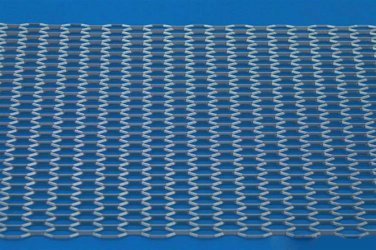ALU mesh grill Honey Comb Silver 120x40cm 21x6mm