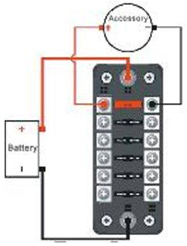 Fuse box 6 way - Type B