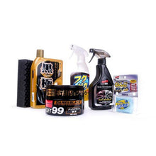 Soft99 Set Basic Dunkel & Schwarz + Tasche