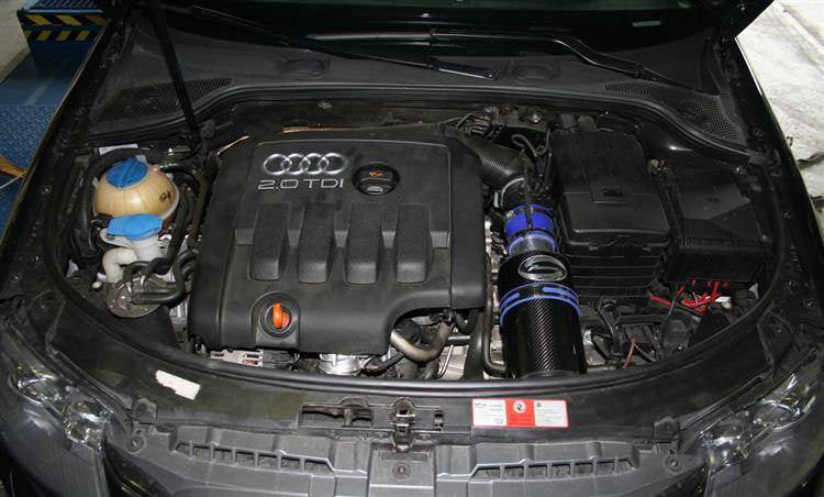Simota Carbon Luftansaugung Audi A3 2.0 TDI 05- Carbon Lader CBII-717