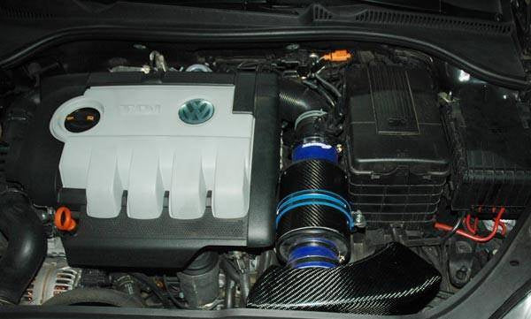 Simota Carbon Ladeluftkühler VW Golf V 1.9 TDI 05+ Ansaugluft CBII-712