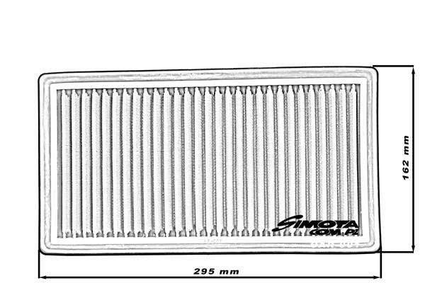 Simota Panelfilter OAR001 295x162mm
