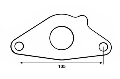 Adapter Blow Off Subaru WRX Greddy Style