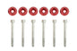 Lower Rear Control Arms Washers Civic Red
