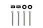 Decorative screws M6x1.0 45mm JDM Black