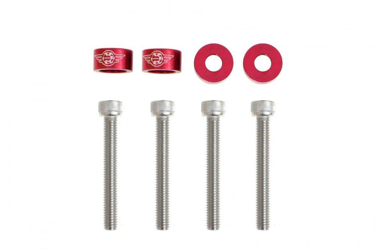 Dekorschrauben M6x1,0 45mm JDM Rot