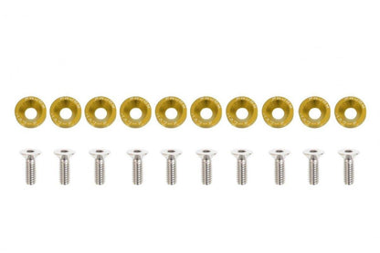 Decorative screws M6x1.0 15mm JDM Gold