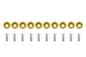 Decorative screws M6x1.0 15mm JDM Gold