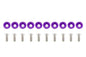 Decorative screws M6x1.0 15mm JDM Purple