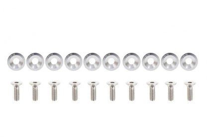 Decorative screws M6x1.0 15mm JDM Silver