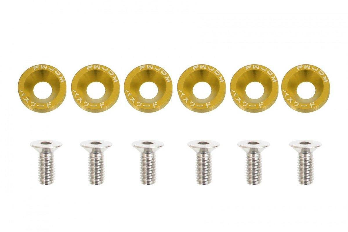 Decorative screws M8x1.25 15mm JDM Gold