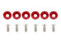 Decorative screws M8x1.25 15mm JDM Red