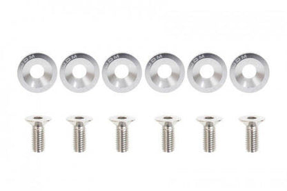 Decorative screws M8x1.25 15mm JDM Silver