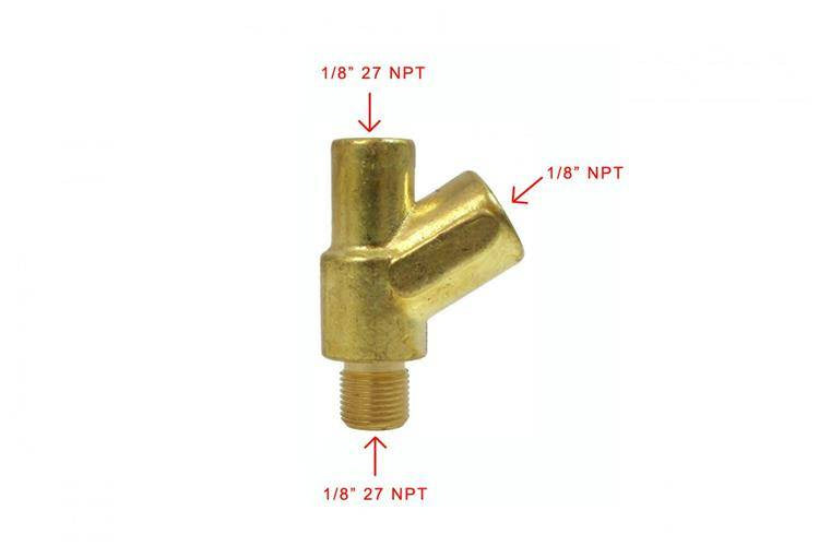 Öldruck-Temperatursensor-Adapter Depo Y 1/8-27NPT